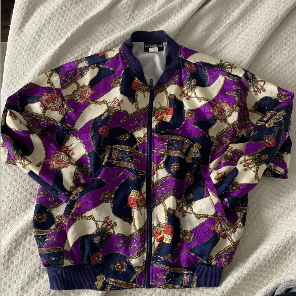 Silky Bomber Jacket